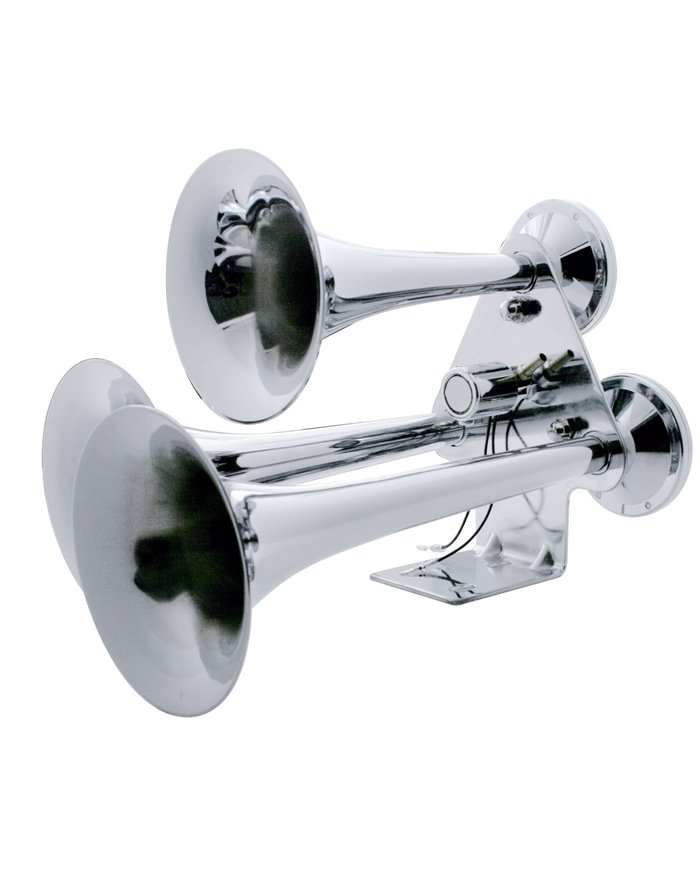 UP46129 Chrome 3 Trumpets Train Horn