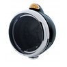 UP32408-Black Guide 682-C Headlight No Bulb With Dual Mode LED Signal - Amber Lens