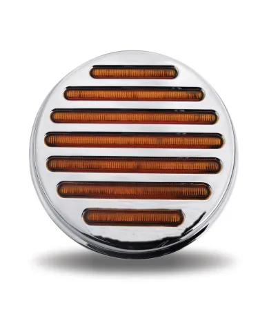TXTLED-F4A - 4" Flatline Amber LED (49 Diodes)