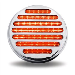 TXTLED-F4CR - 4" Flatline Clear Red LED (49 Diodes)