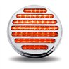 TXTLED-F4CR - 4" Flatline Clear Red LED (49 Diodes)