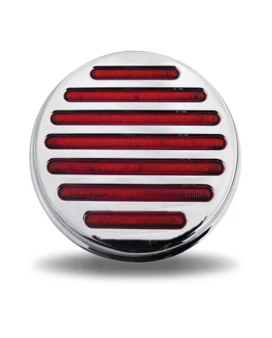 TXTLED-F4R - 4" Flatline Red LED (49 Diodes)