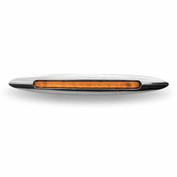 TXTLED-F9A - ""9"" X 1"" Flatline Color Slim-Line Amber Marker LED (14 Diodes)"