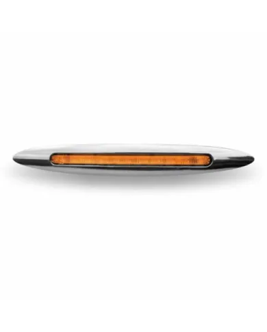 TXTLED-F9A - ""9"" X 1"" Flatline Color Slim-Line Amber Marker LED (14 Diodes)"