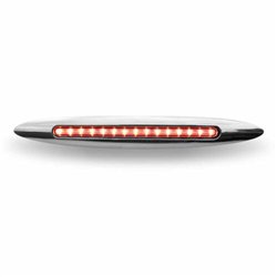 TXTLED-F9R - ""9"" X 1"" Flatline Color Slim-Line Red Marker LED (14 Diodes)"