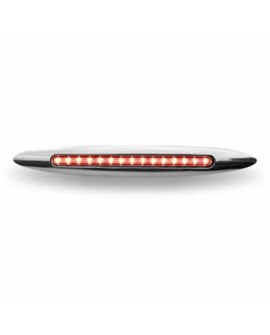 TXTLED-F9R - ""9"" X 1"" Flatline Color Slim-Line Red Marker LED (14 Diodes)"