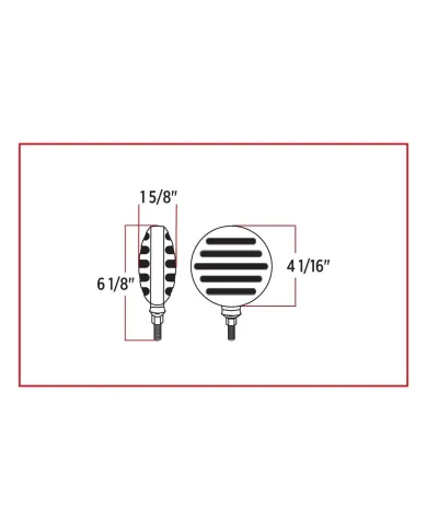 TXTLED-FDC - Flatline Double Face Combination Clear LED