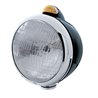 UP32412-Black Guide 682-C Headlight H6024 & Dual Mode LED Signal - Amber Lens