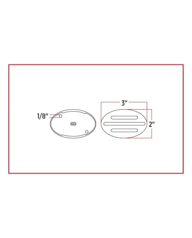 TXTLED-FG2CA - Small Marker Flatline Clear Amber LED (13 Diodes)