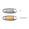 TXTLED-FG3CA - Small Marker Flatline Clear Amber LED (8 Diodes)