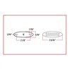 TXTLED-FG3R - Small Marker Flatline Red LED (8 Diodes)