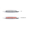 TXTLED-FG4CR - Slim Marker Flatline Clear Red LED (9 Diodes)
