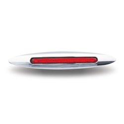 TXTLED-FG4CR - Slim Marker Flatline Clear Red LED (9 Diodes)