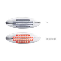TXTLED-FGCR - Marker Flatline Clear Red LED (32 Diodes)