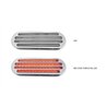 TXTLED-FOCR - Oval Flatline Clear Red LED (52 Diodes)