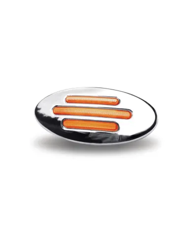 TXTLED-FPA - Flatline Peterbilt Amber Fender Light (15 Diodes)
