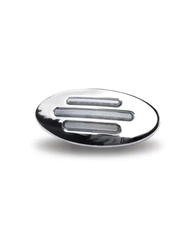 TXTLED-FPCA - Flatline Peterbilt Clear Amber Fender Light (15 Diodes)