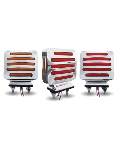 TXTLED-FS - Flatline Double Face Double Post Square LED