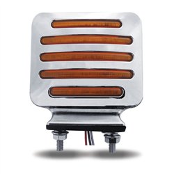 TXTLED-FSC - Flatline Double Face Double Post Square Clear LED