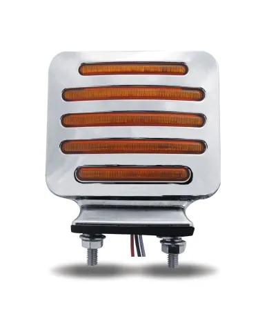 TXTLED-FSC - Flatline Double Face Double Post Square Clear LED