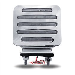 TXTLED-FSC - Flatline Double Face Double Post Square Clear LED