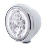 UP32421-Chrome Guide 682-C Style Headlight H4 Bulb With 34 White LED