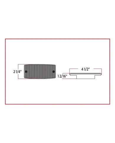 TXTLED-FTLCA - Freightliner Cab Clear Amber LED (20 Diodes)