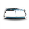 TXTLED-FX106 - Universal Rectangular Dual Flatline Headlight Bezel - Amber/Blue