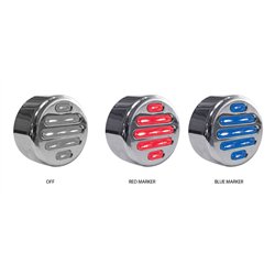 TXTLED-FX71 - 2" Dual Flatline Red/Blue LED (9 Diodes)