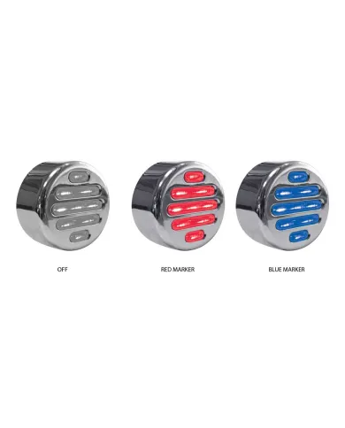 TXTLED-FX71 - 2" Dual Flatline Red/Blue LED (9 Diodes)