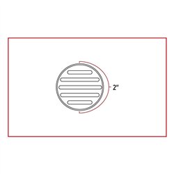 TXTLED-FX71 - 2" Dual Flatline Red/Blue LED (9 Diodes)