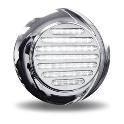 TXTLED-FX72 - 4" Dual Flatline Flange Mount Red/White LED (49 Diodes)
