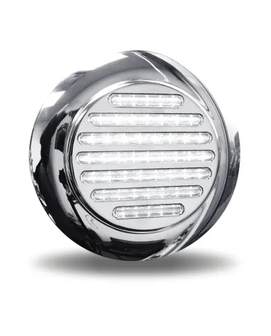 TXTLED-FX72 - 4" Dual Flatline Flange Mount Red/White LED (49 Diodes)