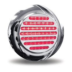 TXTLED-FX72 - 4" Dual Flatline Flange Mount Red/White LED (49 Diodes)