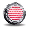 TXTLED-FX72 - 4" Dual Flatline Flange Mount Red/White LED (49 Diodes)