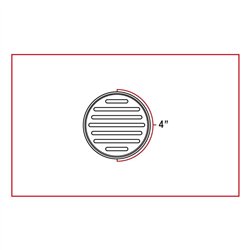 TXTLED-FX73 - 4" Dual Flatline Red/White LED (49 Diodes)
