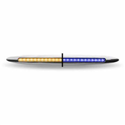 TXTLED-FX79 - 17" Slim Marker Dual Flatline Amber/Blue LED (24 Diodes)