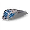 TXTLED-FX98 - Dual Flatline Kenworth Cab Amber/Blue LED with Housing 