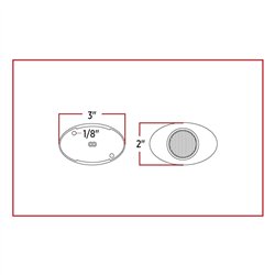 TXTLED-G2A - Amber LED Replacement for Panelite M3 (2 Diodes)