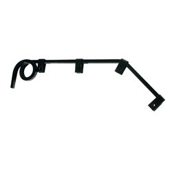 UP10613-Black Angled Mud Flap Hangers - 1 Coil (Pair)