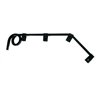 UP10613-Black Angled Mud Flap Hangers - 1 Coil (Pair)