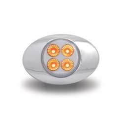 TXTLED-G2XCA - Marker M3 Style Clear Amber LED (4 Diodes)