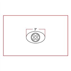 TXTLED-G2XCR - Marker M3 Style Clear Red LED (4 Diodes)
