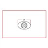 TXTLED-G2XCR - Marker M3 Style Clear Red LED (4 Diodes)