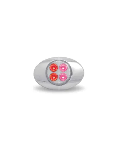 TXTLED-G2XRPINK - Marker M3 Style Dual Revolution Red/Pink LED (4 Diodes)