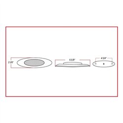 TXTLED-G4CR - Clear Red LED Replacement for Panelite M1 (4 Diodes)