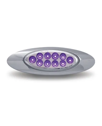 TXTLED-G4XAP - Marker M1 Style Dual Revolution Amber/Purple LED (10 Diodes)