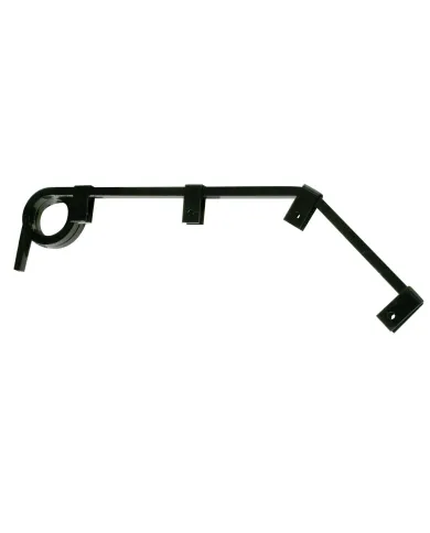 UP10614-Black Angled Mud Flap Hangers - 2 Coils (Pair)
