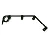 UP10614-Black Angled Mud Flap Hangers - 2 Coils (Pair)