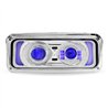 TXTLED-H124 - Rectangular Backlit LED Projector Headlight Assembly - Chrome (Driver Side)